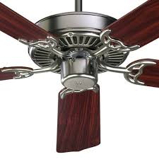 Charlton Home 52 Wojtowicz 5 Blade Energy Star Ceiling Fan Finish Satin Nickel With Dark Oak Rosewo In 2020 Star Ceiling Ceiling Fan Ceiling Fan Chandelier