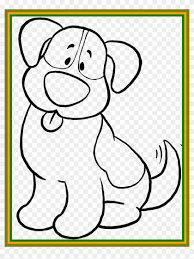 Funny dogs coloring page for children beautiful dogs coloring page to print and color Best Hot Dog Coloring Ebcs Ef Inside Easy Dog Coloring Pages Free Transparent Png Clipart Images Download