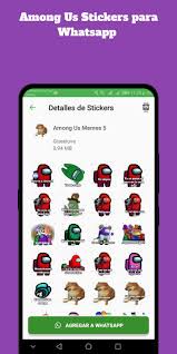Descubre quién es el impostor, sumérgete en una atmosfera. Stickers De Among Us Para Wa For Android Apk Download