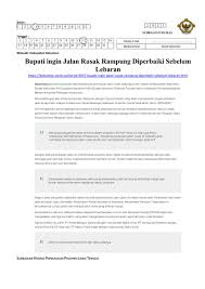 Pelaksanaan program kelaikan jalan dan. Bupati Ingin Jalan Rusak Rampung Diperbaiki Sebelum Lebaran Bpk Perwakilan Propinsi Jawa Tengah