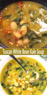 The Best Tuscan White Bean Kale Soup Recipe With Winter Squash Leeks Lacinato Kale And Creamy Cannellini Bea Soup Recipes Bean Soup Recipes Kale Soup Recipes