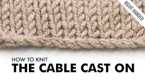 Place the slip knot on the left needle and insert the point of the right needle into it. The Cable Cast On Knitting Technique Right Handed Youtube