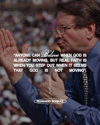 When faith is alive in the heart of man nothing can stop the move of God.