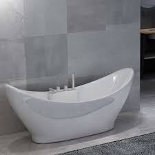 In puncto komfort im übrigen preisleistung kann dem web wohl kaum jemand den rang abschlagen. Vidaxl Badewanne Vidaxl Freistehende Badewanne Mit Wasserhahn Weiss Acryl 183 L Online Kaufen Otto