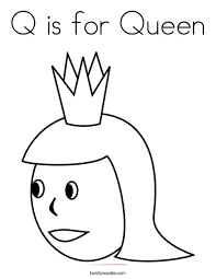 You can use our amazing online tool to color and edit the following q coloring pages. Q Is For Queen Coloring Page Twisty Noodle