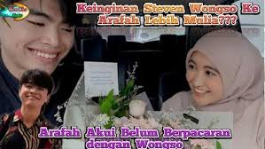 Steven Wongso dan Arafah Rianti Belum Pacaran? Keinginan Wongso ke Arafah  Lebih Mulia dari Pacaran?