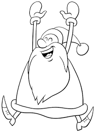 Blog onde podem colorir e aprender de uma forma divertida. Pagina De Livro Para Colorir Personagem De Natal Feliz Papai Noel 1417693 Vetor No Vecteezy