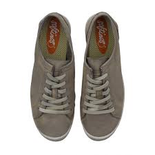 Softinos Isla 900154 559 Taupe Leather Womens Trainers Rogerson Shoes