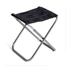 2017 Outdoor Aluminium Alloy Fishing Chair Portable Folding Stool Camping Hiking Sketching Picnic High Qual Outdoor Folding Chairs Picnic Chairs Folding Chair