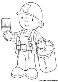 Black Bob The Builder Builder Coloring Construction Coloring Pages Bob Builder Bob The Builder Party Bob The Builder Birthday Party Coloring Books Coloring Pages Bob The Builder