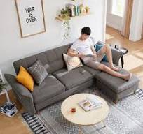Simple En Bois Moderne Gris Rouge Blanc 3 Canapé-lit En ...