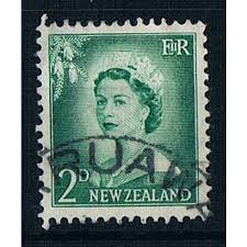 Queen elizabeth ii speaking in parliament, 1954 (archives new zealand, aaqt 6538/). New Zealand 1955 Sg747 Nz77 Queen Elizabeth Ii 2d Used Stamps On Ebid United States 178219793