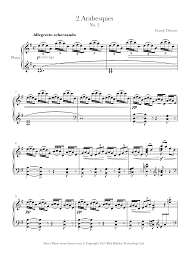 Maybe you would like to learn more about one of these? Debussy Arabesque No 2 Sheet Music For Piano 8notes Com