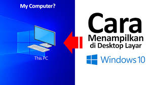 Showing My Computer Icon In Windows 10 Desktop Youtube