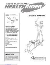 Healthrider Cross Trainer 950 S Manuals Manualslib