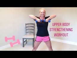 25 Minute Easy To Follow Upper Body Abs Strengthening Workout For Seniors And Beginners Youtube Fun Workouts Workout Workout Videos