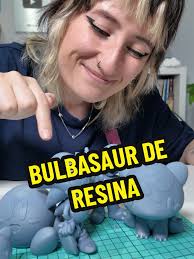 Impresión en Resina: Creaciones con Bulbasaur