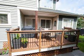 100% aluminum construction with a high quality powder coated finish. Veranda Deck Stair Railing Kit Round Balusters Peak Products Canada