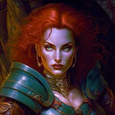 Triss Merigold in the Art Style of Jeff Easley