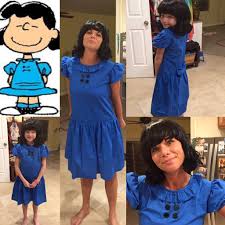She's abrasive but she slays. Lucy Van Pelt Via Basil And Buttons Etsy Shop Charlie Brown Halloween Costumes Charlie Brown Costume Peanuts Halloween Costume