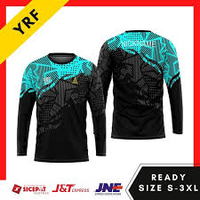 Tersedia bahan cotton combed murah berkualitas, banyak pilihan warna. Jual Kaos Jersey Sepeda Gowes Lengan Panjang Downhill Mtb Baju Premium Full Printing Pria Wanita Custom M02 Di Lapak Yrfcustom Bukalapak