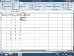Ms Excel Tutorials What Is Autofill In Microsoft Excel Microsoft Excel Tutorial Excel Microsoft Excel