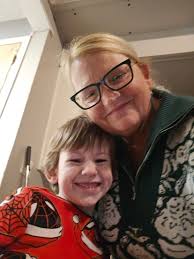 Grandparents day with my sweet Wyatt 💙