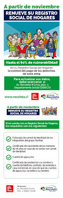 Solicitud de ingreso al registro social de hogares. Vecinos Y Vecinas Ya Puedes Renovar Tu Registro Social De Hogares Municipalidad De Recoleta