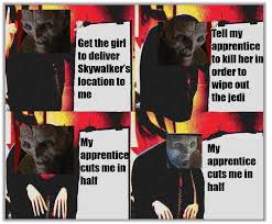 Snoke S Master Plan Gru S Plan Funny Star Wars Memes Star Wars Humor Star Wars Awesome