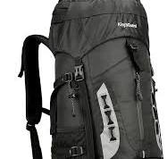 King'sGuard Mochila de senderismo 60L para hombres y mujeres, mochila de  camping impermeable, mochilero, montañismo, escalada, mochila, Negro -, ...