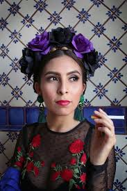 Purple Black Flower Crown Headband (mexican Day of the Dead Costume  Headpiece Sugar Skull Costume Goth Gothic Catrina Headdress Wreath Skull