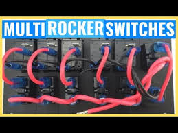 A wiring diagram is a simplified standard pictorial representation of an electrical circuit. How To Wire Multiple 12v Led Rocker Switches Simple Guide And Wiring Explanation Youtube