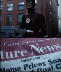 Flash har superkrafter och tidsresor i sig, men jag vägrar acceptera att  tryckta medier fortfarande är så här vanliga 2024. : r/FlashTV