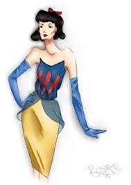 سنو وايت الأزياء التي كتبها روكساندريا Snow White White Fashion Fashion