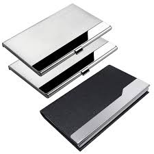 A wall mount business card holder, also known as a gift card rack, features an upscale appearance. Ultra Light Silver 8 10 Cards Maxgear 3 Pack Professional Metal Business Card Holder Pocket Business Card Case Business Card Wallet Business Card Carrier For Men Women 3 7 X 2 3 Aluminum Business