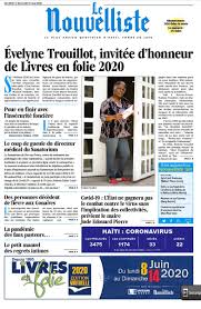 • follow the info live, free access • follow the major regional events. Le Nouvelliste On Twitter La Une De Le Nouvelliste Du Mercredi 27 Mai 2020