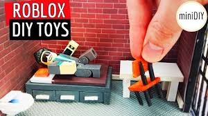 Diy Miniature Roblox Toys Jailbreak Set Youtube Diy Toys Minecraft Bedroom Decor Roblox