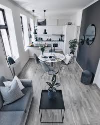 S U M M 3 R S T Y L I N G No Carpet Just Wood White Some Black Details And Greenery Source Apartment Interior Apartment Interior Design Interior