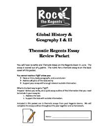 Nys Regents Global History Geography Thematic Essay Practice