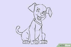 Place these shapes in the center of the paper. 6 Ways To Draw A Cartoon Dog Wikihow