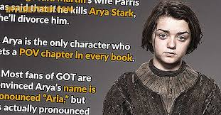 Richtete petyr kleinfinger baelish hin; 38 Wahnsinnige Fakten Uber Arya Stark