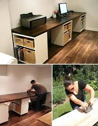 Aubrey Lindsay S Beautiful Diy Basement Studio Desk Home Diy Basement Diy Furniture