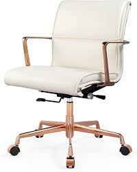 Black And Gold Office Chair Uk Amazon Com Meelano M347 Home Office Chair Rose Gold White Kitchen Dining In 2020 Home Office Chairs Gold Office Chair Rose Gold Chair