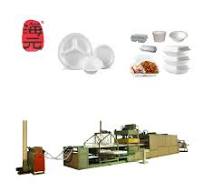 Styrofoam Lunch Box Making Machine / Disposable Food Tray Bowl Dish Container Package Machine / Foam Plate Box Foaming Machine