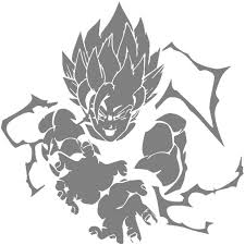It was originally released in japanese (december 22, 2005) and european (2006) arcades running on system 246 hardware, and later for the. Diy Art Paint Reusable Stencil Silhouette Dragon Ball Z Super Saiyan Goku Black Pearl Custom Vinyls