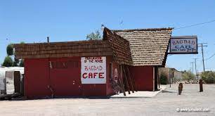 The odd cafe is a landmark location on route 66 in newberry springs, california. Bagdad Cafe Decor Du Film A Newberry Springs Californie