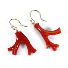 3月誕生石 アクセサリー ジュエリー 赤珊瑚 ピアス レディース 枝サンゴ フック k18 イエローゴールド 無染色 sansui 宝石サンゴ 天然 本さんご コーラル ピアス レディース ピアス 珊瑚