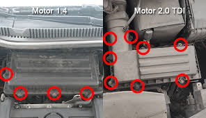 Alte, vollkommen verdreckte luftfilter sind auszutauschen. Luftfilter Wechseln Vw Golf 6 Polo V 6r Touran Wartungsanleitung Online