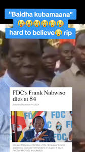 Dr Frank Nabwiso Busoga