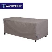 Oslimea outdoor coffee table cover rectangular coffee table cover, water resistant and heavy duty outdoor lawn patio furniture covers, black (48x28x13, black) 4.7 out of 5 stars 8 $22.49 $ 22. Heather Gray Patio Furniture Cover 48 W X 25 D X 19 H Inches Modern Leisure 3002 Garrison Waterproof Outdoor Coffee Table Ottoman Patio Furniture Accessories Patio Lawn Garden Guardebem Com